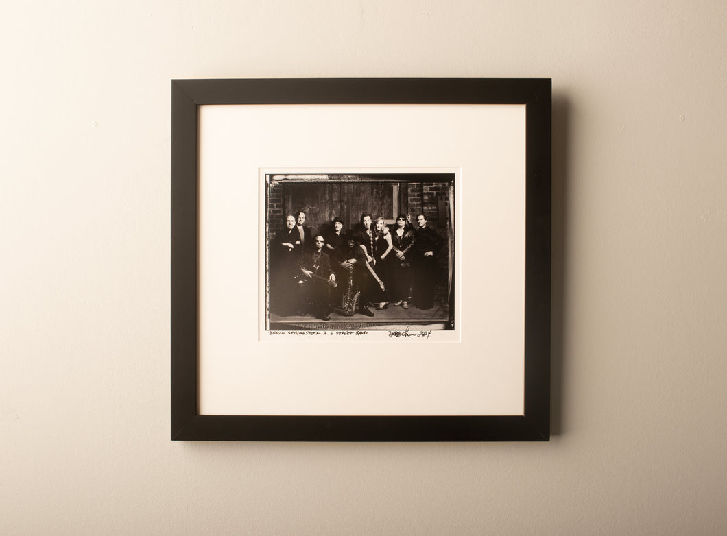 Bruce Springsteen and The E Street Band Polaroid (Atlanta, 2007) Framed 8 x 10