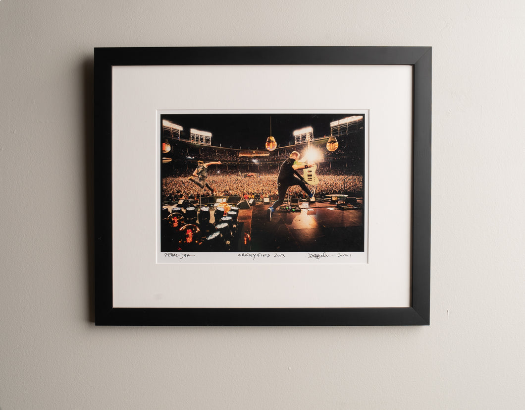 Pearl Jam (Wrigley Field, 2013) 11x14 FREE FRAMING