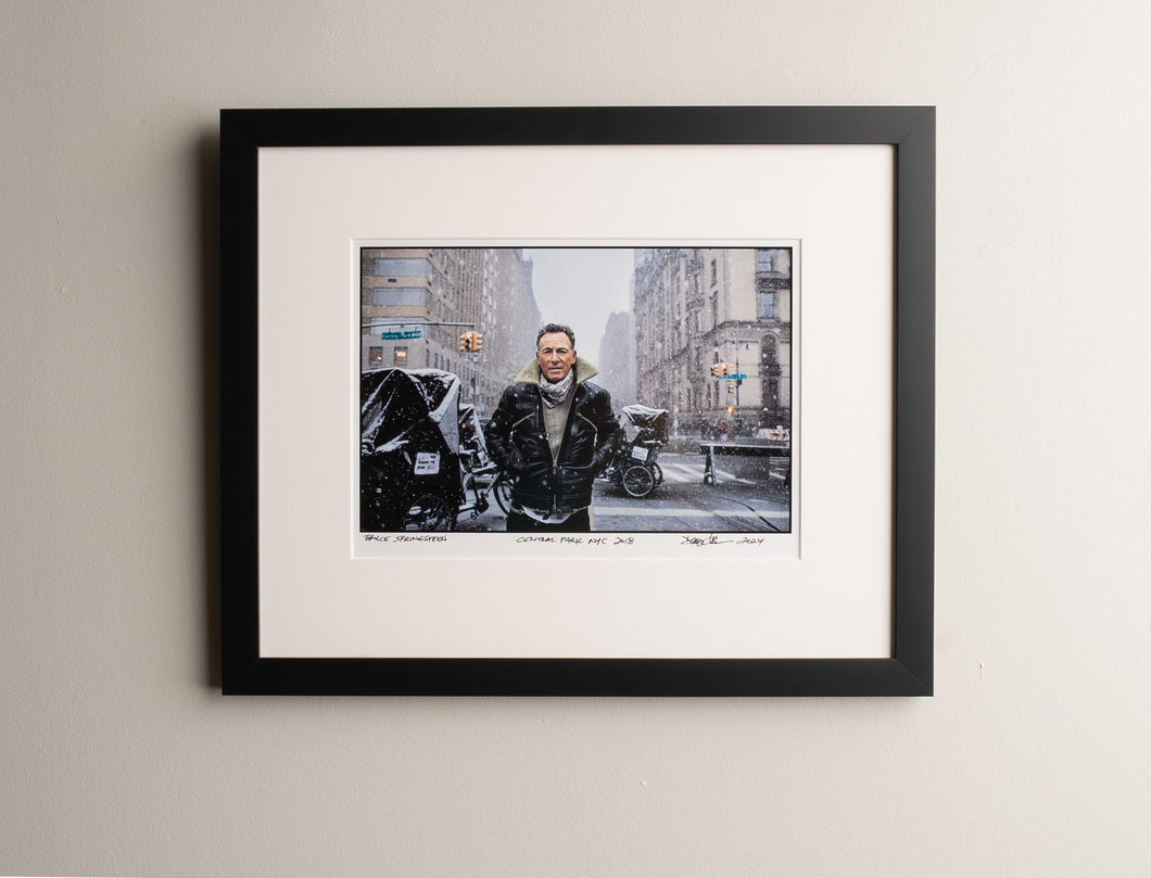 Bruce Springsteen (Central Park NYC, 2018) 11x14 FREE FRAMING