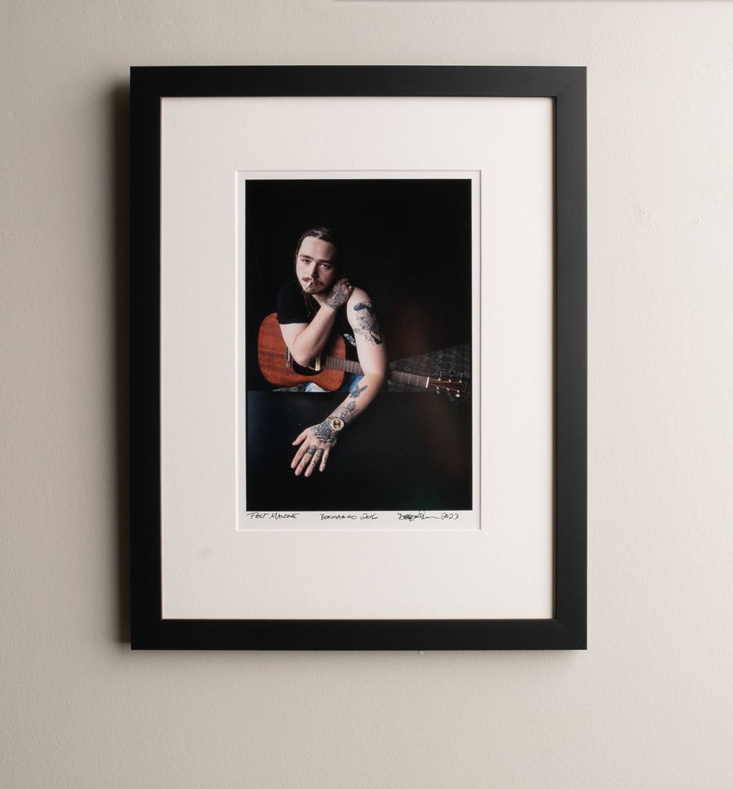 Post Malone (Bonnaroo, 2016) 11x14 FREE FRAMING