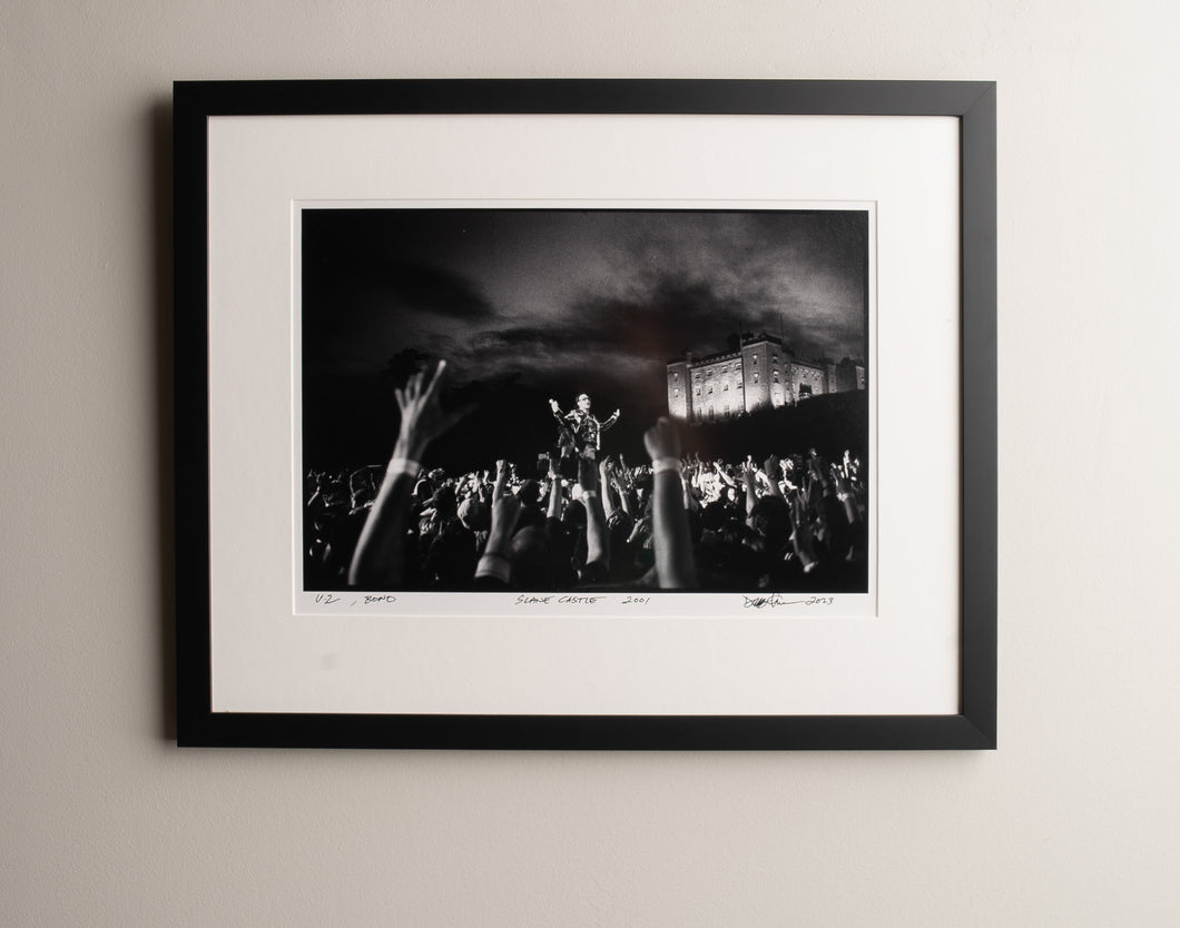 Bono (Slane Castle Ireland, 2001) 16x20 FREE FRAMING