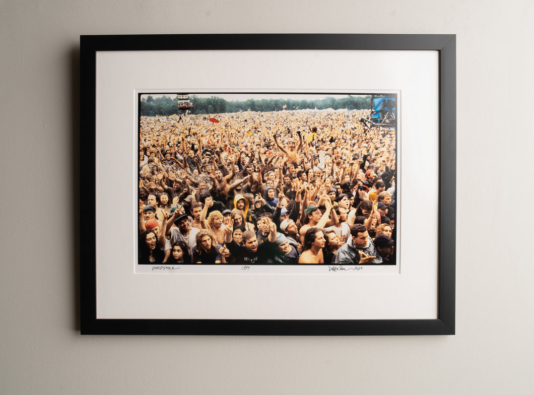 Woodstock Crowd (Woodstock NY, 1994) 16x20 FREE FRAMING