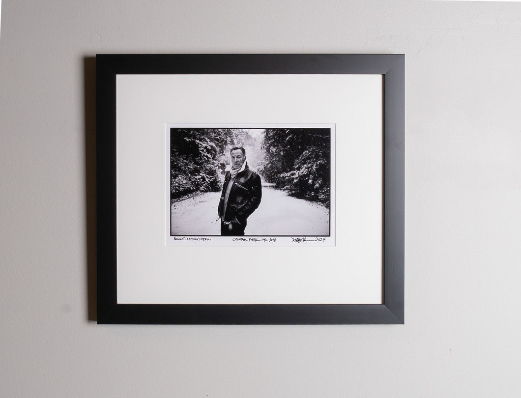 Bruce Springsteen (Central Park NYC, 2018) Framed 8x10