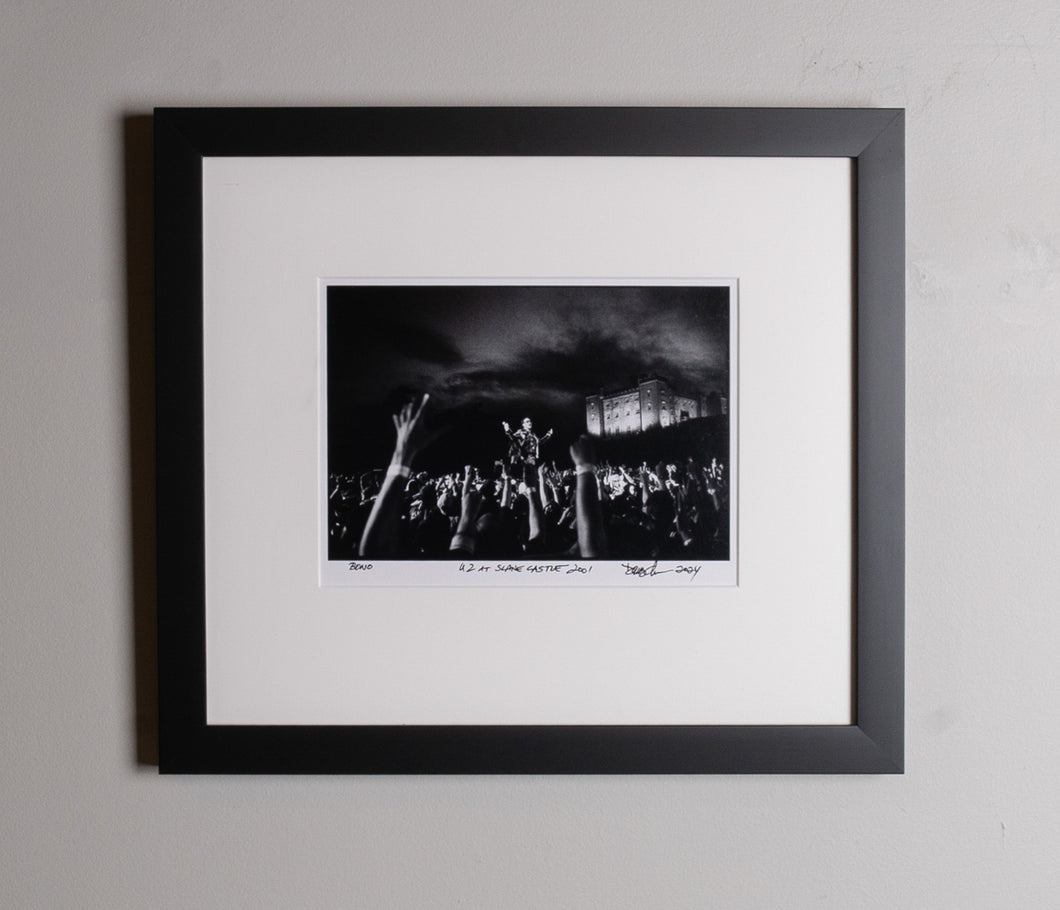 Bono (Slane Castle Ireland, 2001) Framed 8x10