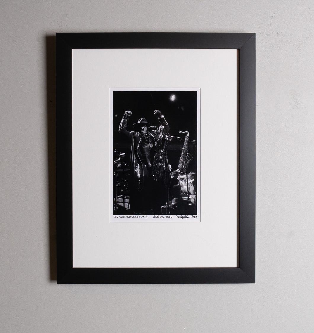 Clarence Clemons (Buffalo, 2009) Framed 8x10