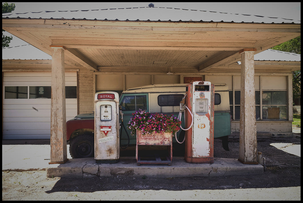 Gas Pumps + Flowers (Utah, 2021)